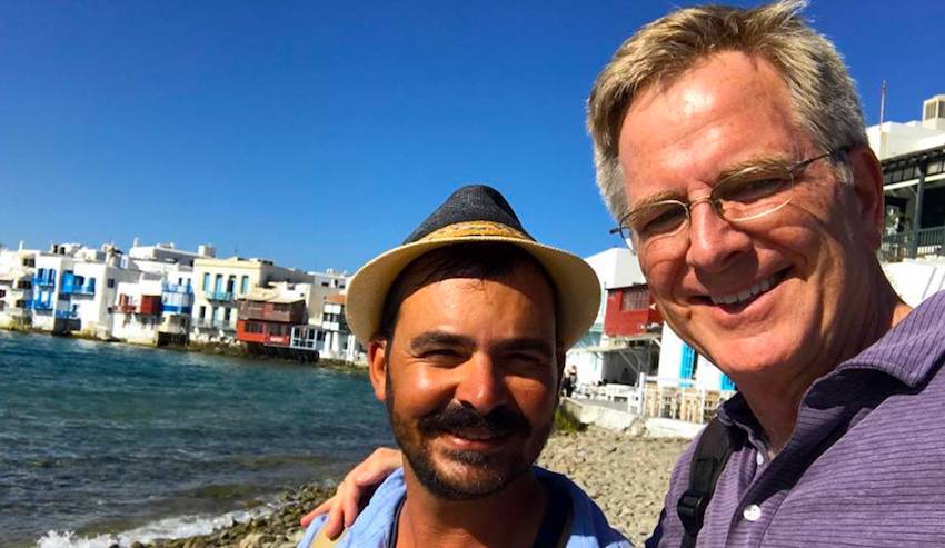 Antonis and Rick Steves