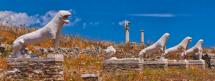 Delos lions