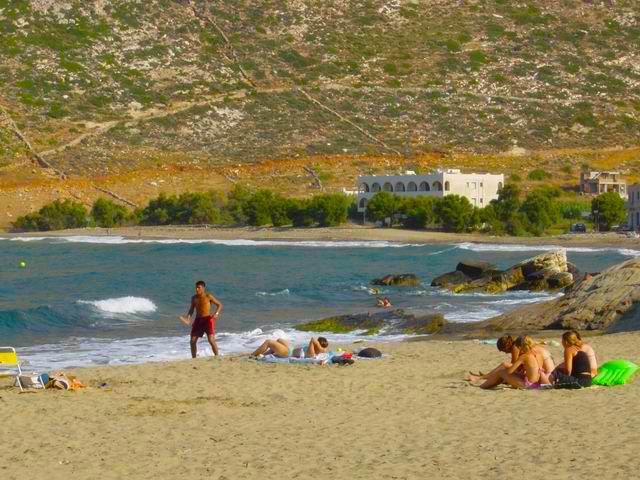 Beach in Apollonos, Naxos