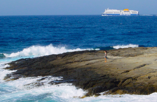 Blue Star ferry Naxos