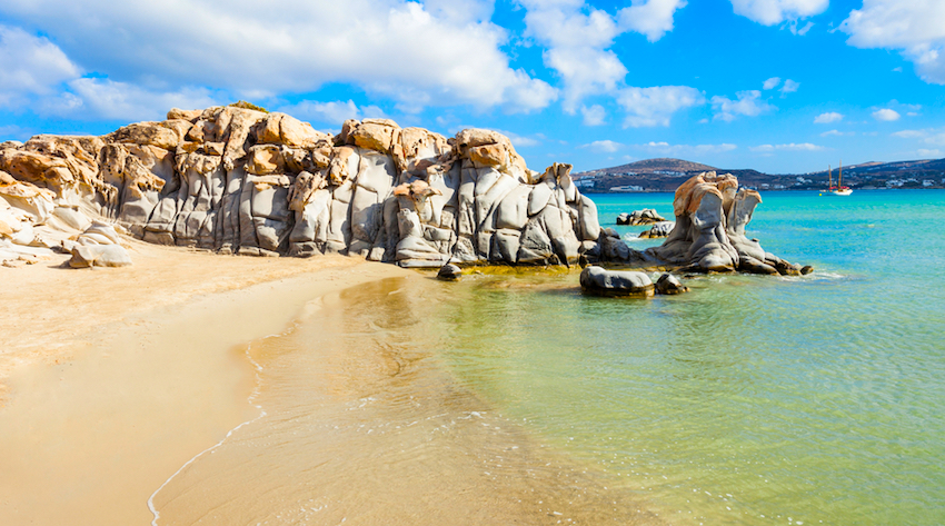 Beach in Paros