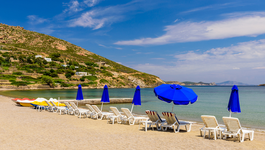 Agriolivado Beach, Patmos