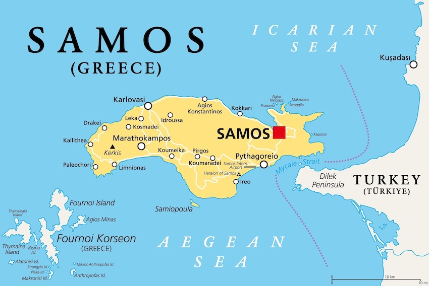 Samos Map