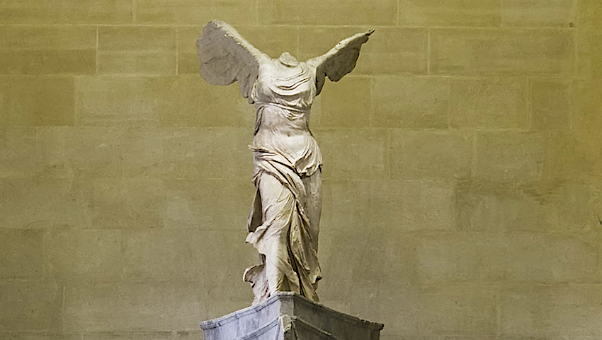 Nike of Samothrace in the Louvre