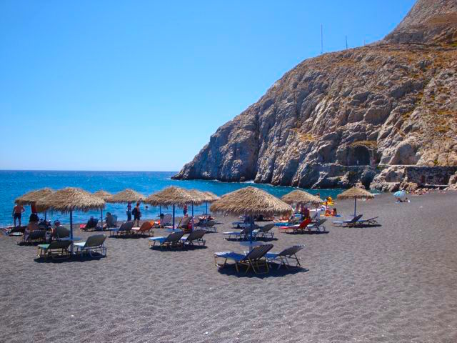 Kamari beach, Santorini