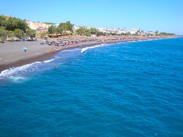 Kamari beach, Santorini