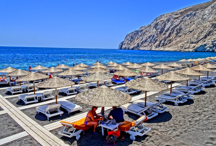 Kamari Beach, Santorini