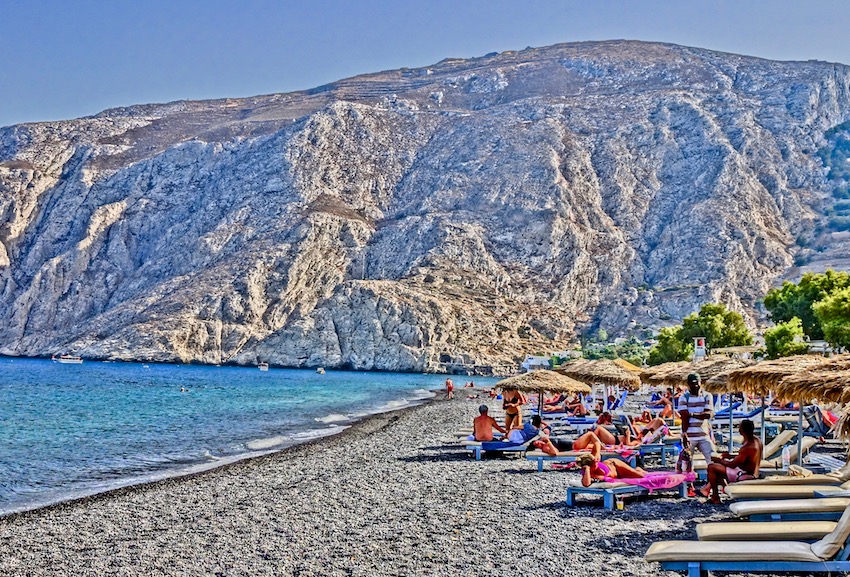 Kamari Beach, Santorini