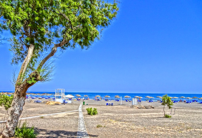 Monalithos beach, Santorini