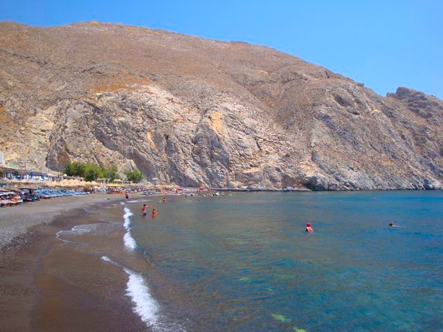 Perissa beach, Santorini