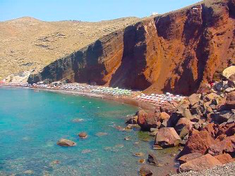 Red Beach, Santorini