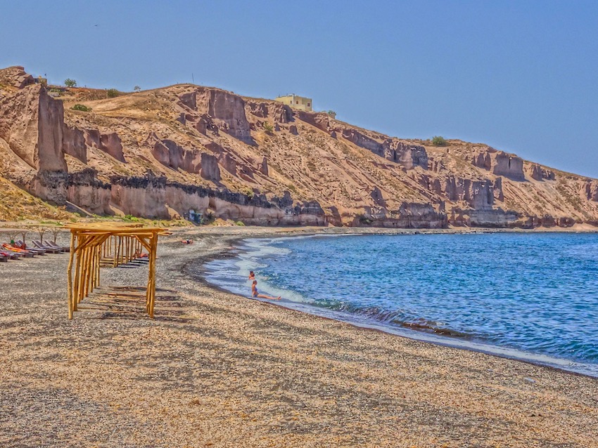 Vourvoulos Beach, Santorini