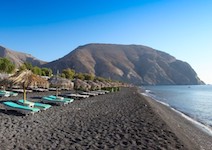 Santorini beach