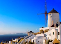 Santorini Windmill
