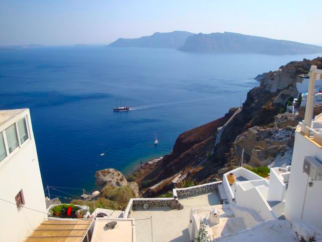 Santorini caldera