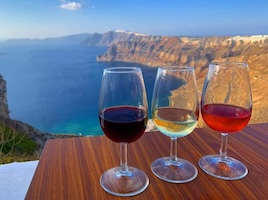 Santorini caldera