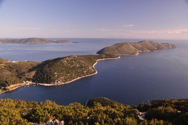 Agios Panedliemon view, Skyros