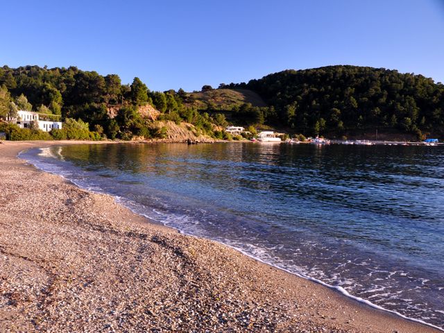 Pefkos beach, Skyros