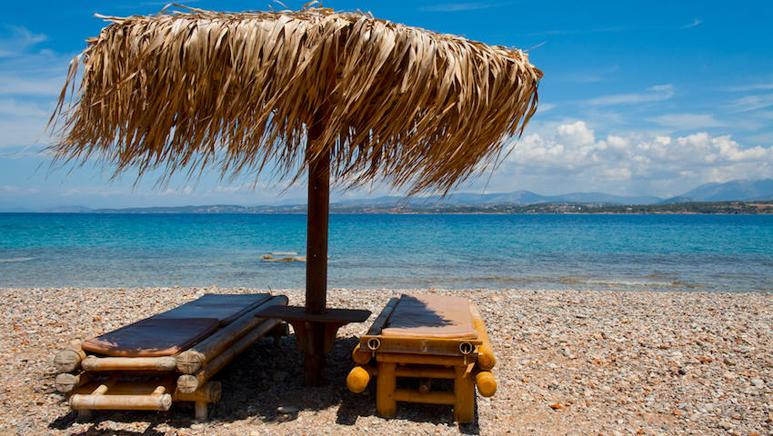 Spetses beach