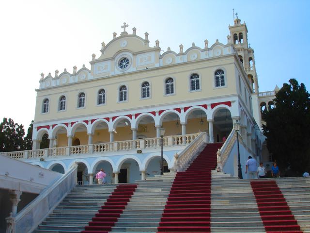 Tinos, Greece: Church of the Evangelistria