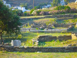 Ancient ruins in Tinos