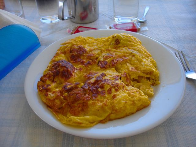 Tinos Omelet from Agios Raphael Taverna