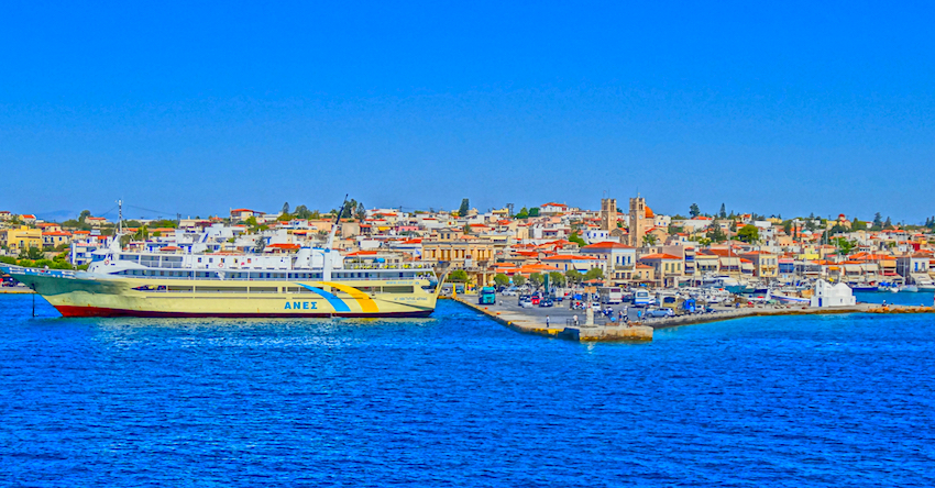 Greek Island, Ferry boat