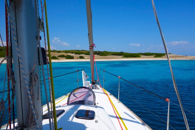 Sailboat, Greek islands