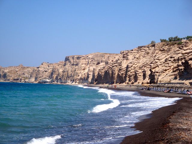 Santorini beach