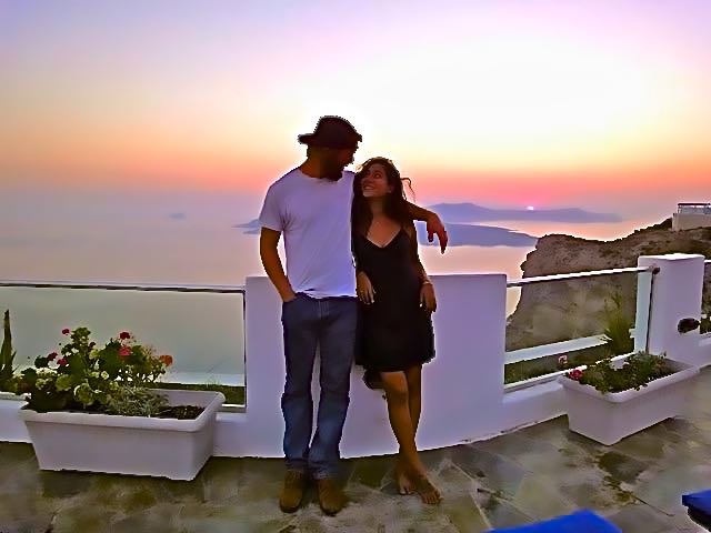 Santorini honeymoon