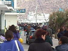 Ferry boats, Sifnos, Greek islands, Greece, flying dolphins