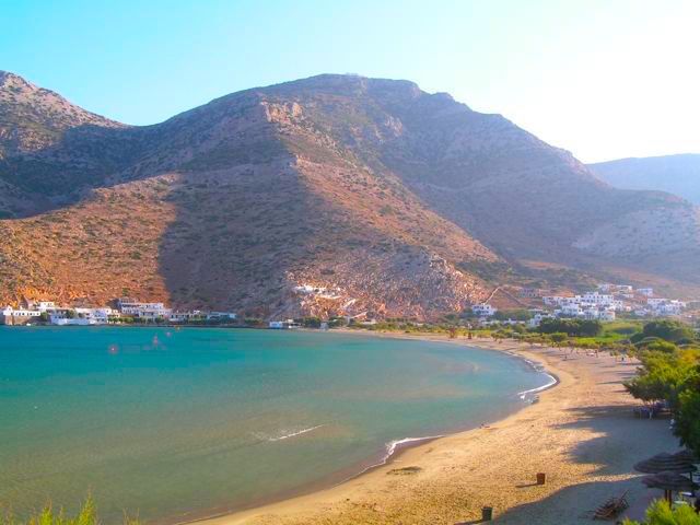 Kamares, Sifnos, Greece: Hotel Stavros view