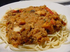 Spaghetti with Lobster from Kambourakis in Kamares, Sifnos