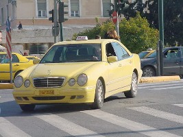George's Taxi in Athens, Greece