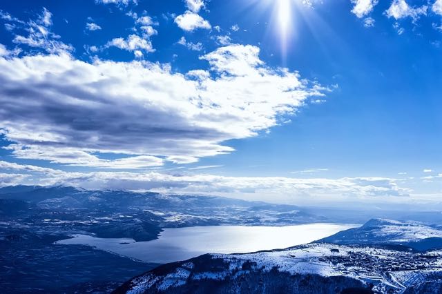 Ski resort in Greece